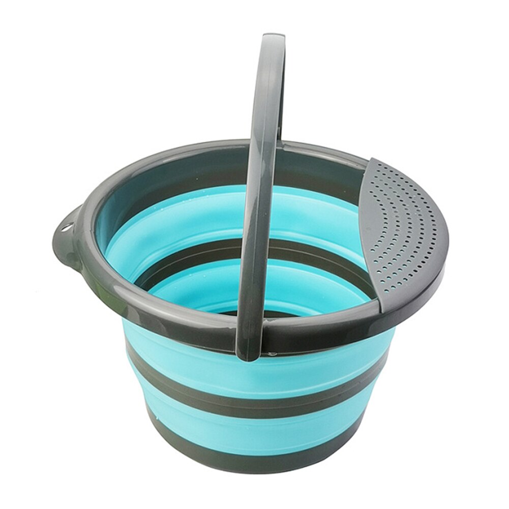 Water Storage Container Camping Water Pail Silicone Collapsible Bucket Outdoor Outdoor Portable Easy Fishing Carrying