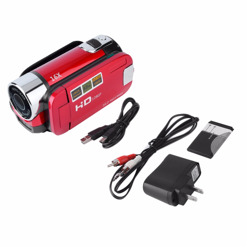 Mini Draagbare 2.7 Inch Digitale Video Camera Camcorder TFT Lcd-scherm Full HD 720P 16x Zoom DV Camera CMOS video Hercoderen