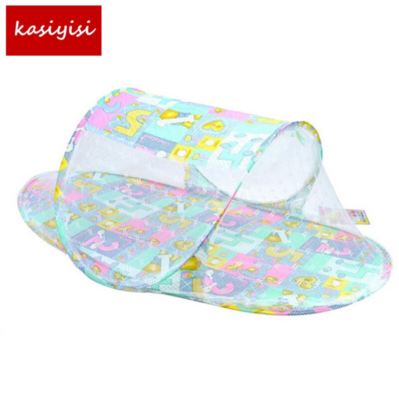 Verão Bebê Crianças Inseto Compensação Portátil Berço Berço Folding Mosquito Net Infantil Almofada Colchão