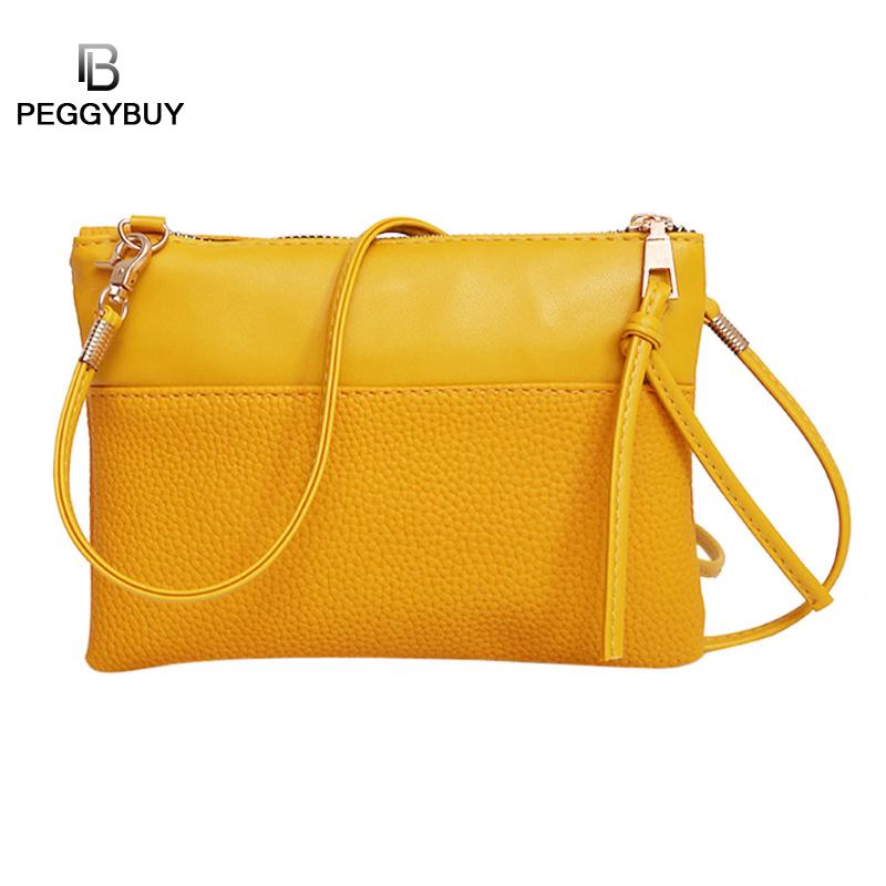 Neue PU Leder Frauen Kleine Bote Tasche Schlinge Schulter Taschen Weibliche Schulter Taschen Mini Kupplung Handtaschen Bolso femenino: 04