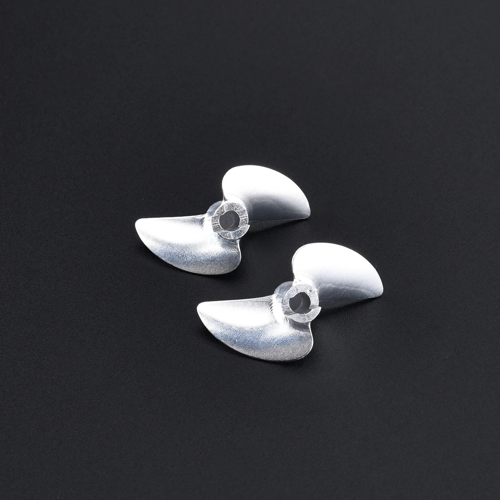 Hélices en aluminium pour bateau RC CNC, 2 pales, D30/32/33/34/35/36/37/38/39/40/41/42/43/44/45mm vis pour arbre d'hélice, 4mm