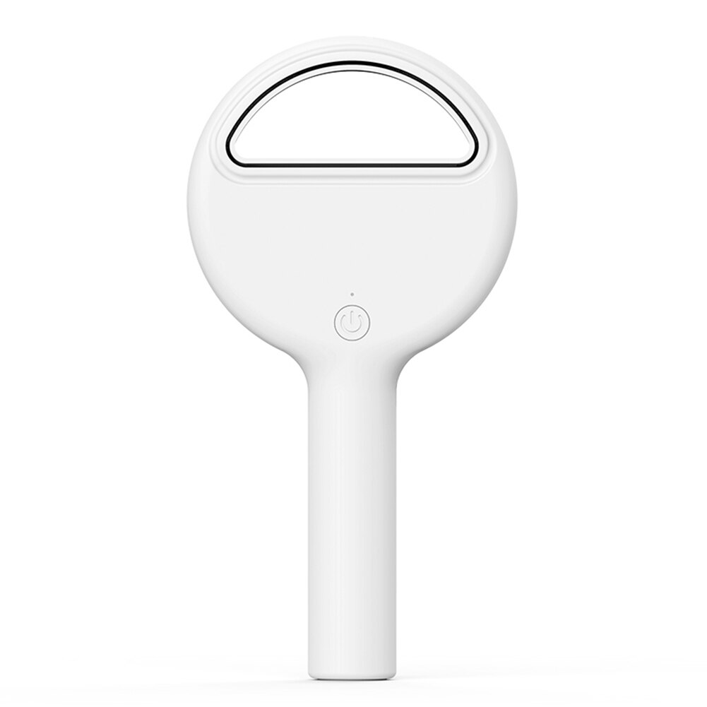 Mini Electric Fan Ventilator Handheld Bladeless Fan Air Cooler Cooling USB Rechargeable Wireless Portable Air Cooler Fan Outdoor: White