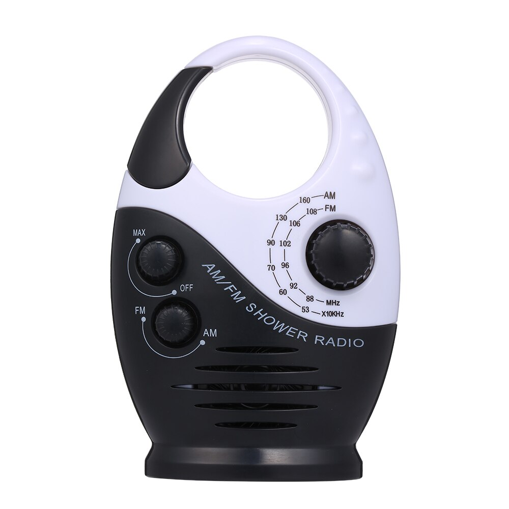 bin/FM Mini-Dusche Radio Schlecht Wasserdichte Hängen Radio Eingebauter Lautsprecher für Entspannende Geeignet für badezimmer ändern zimmer