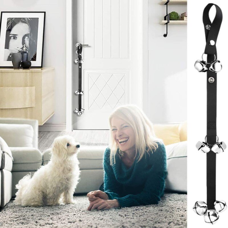Dog Doorbells Premium Training Potty Great Adjustable Dog Bells for Housebreaking Clicker Door Bell Puppy Training Tool