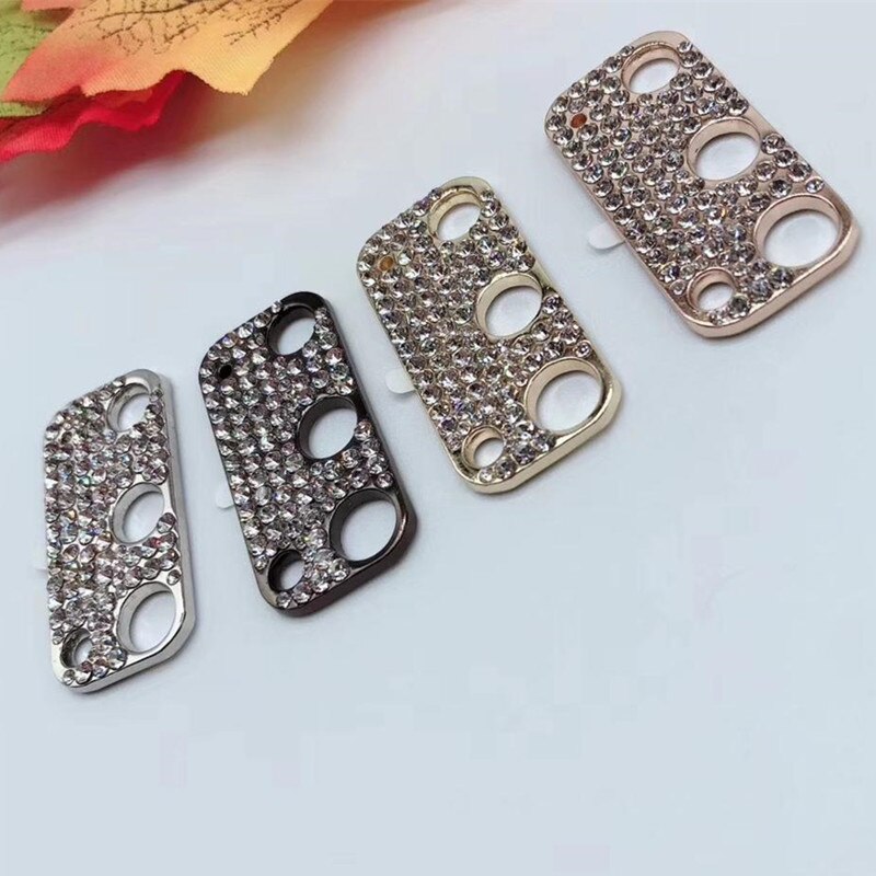 For Samsung S20 Ultra S20 Plus Telefon Lens Protective Cover 3D Rhinestone Glitter Camera Lens Film Protector Case Obudowa Etui