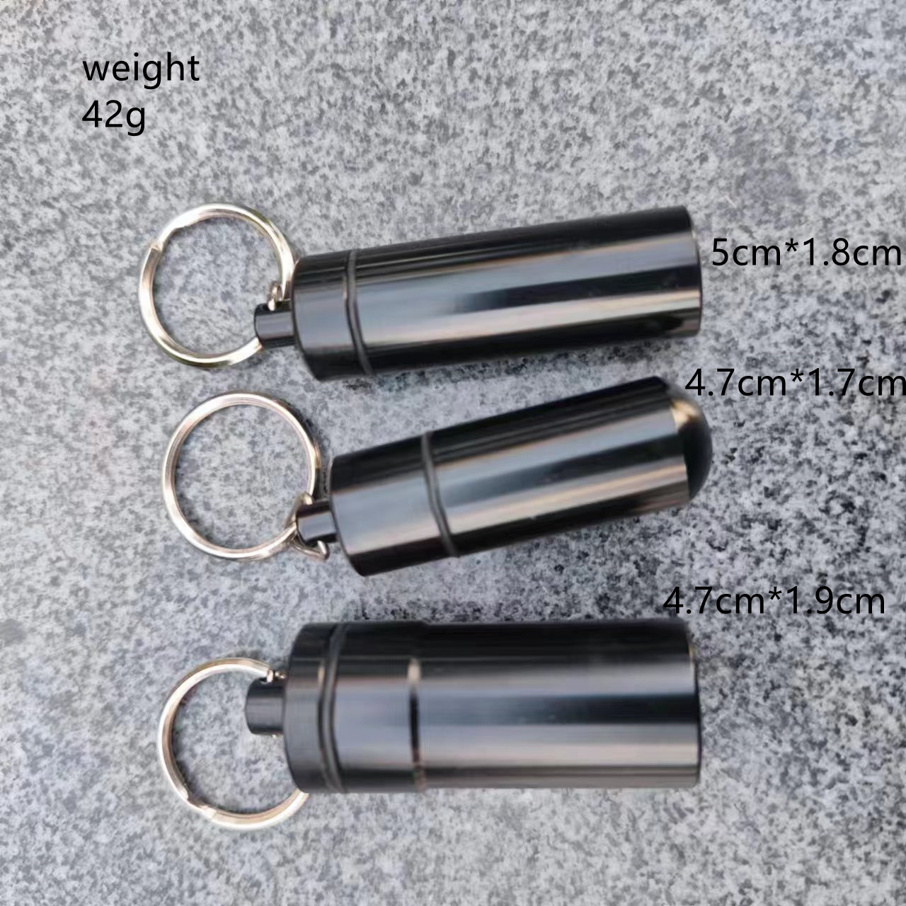 3 pcs color metal bottle (with retractable spoon) storage container Metal bottle in multiple colors