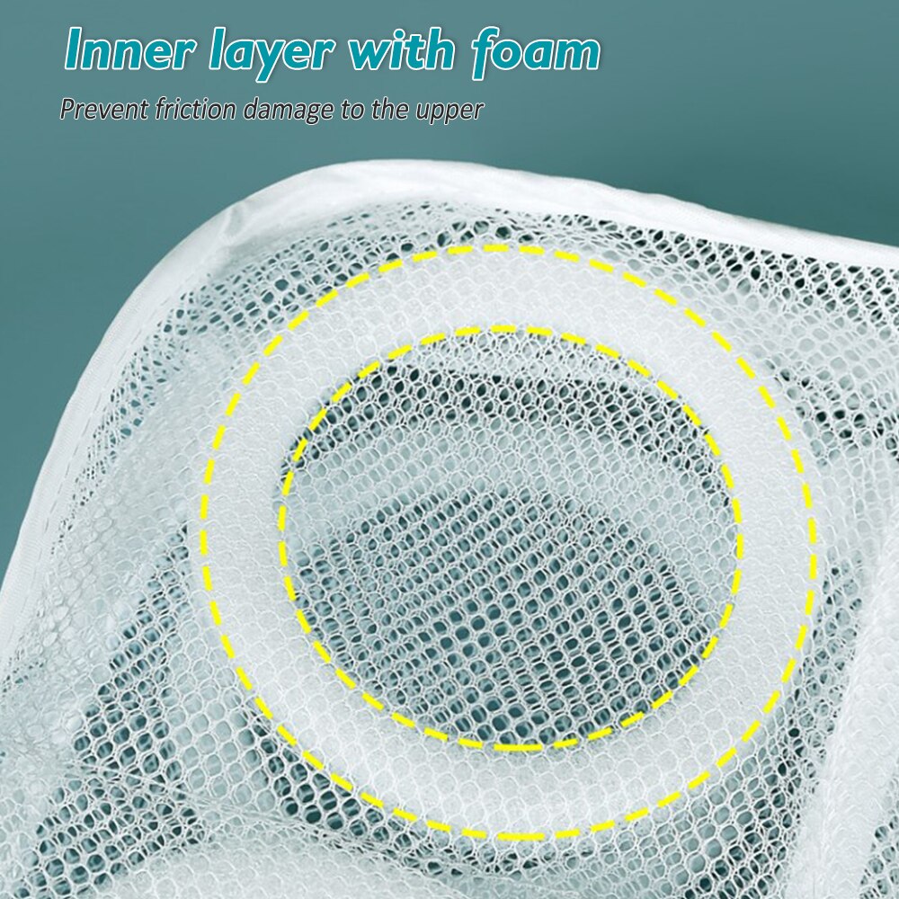 Laundry Bag Shoes Organizer Bag For Shoes Mesh Laundry Shoes Bag Dry Shoe Home Organizer Portable Laundry Washing Bag