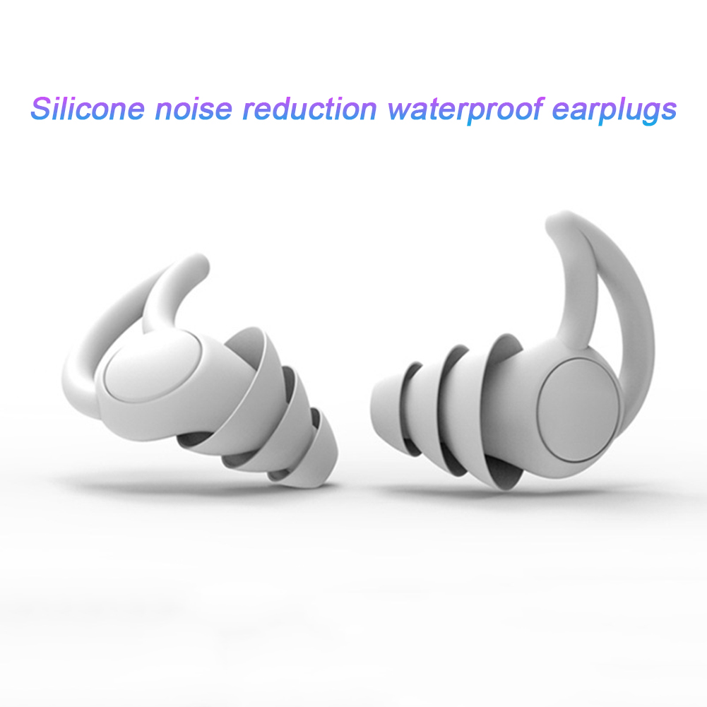 Silikon Schlafen Ohr Stecker Schallschutz Ohr Schutz Anti-Lärm Stecker Reisen Sanft Lärm Reduktion Schwimmen Ohrstöpsel