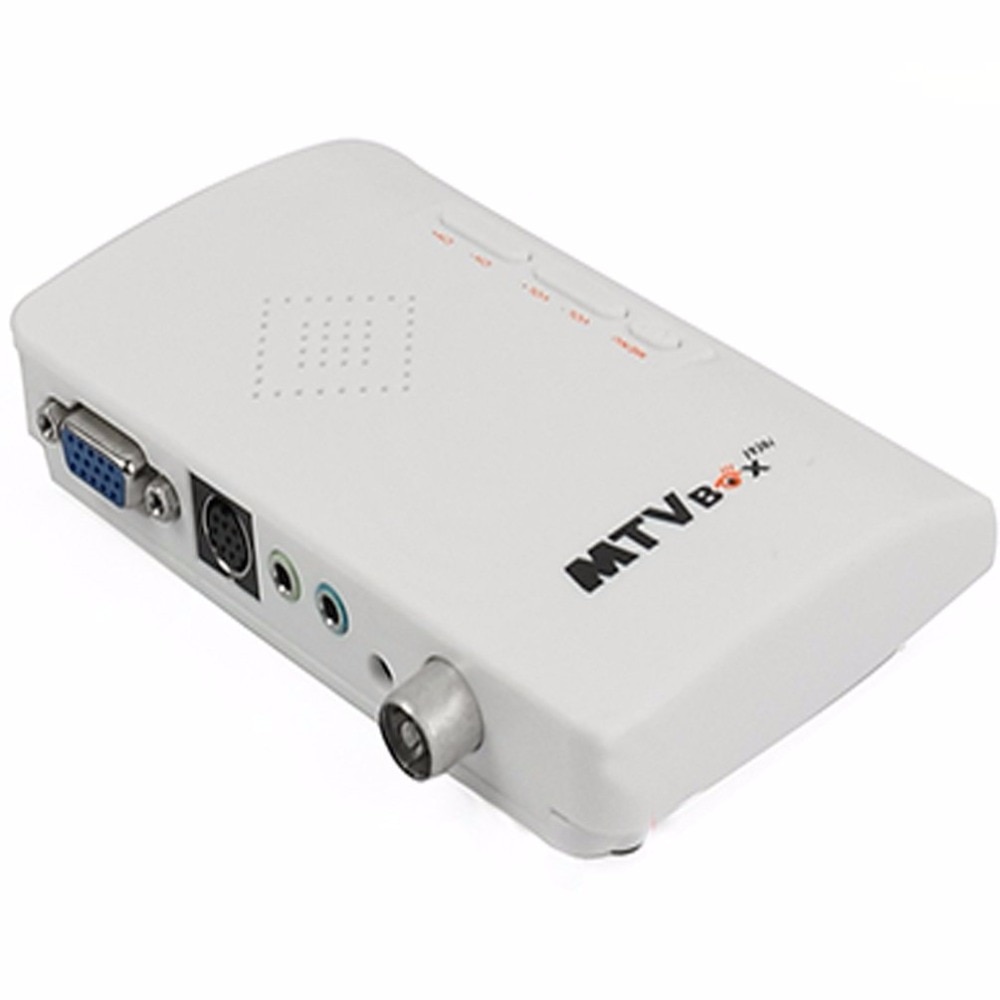 MTV Box PC Receiver Tuner External LCD CRT VGA TV Tuner HD 1080P TV BOX Speaker for HDTV Channel Gaming Control S798