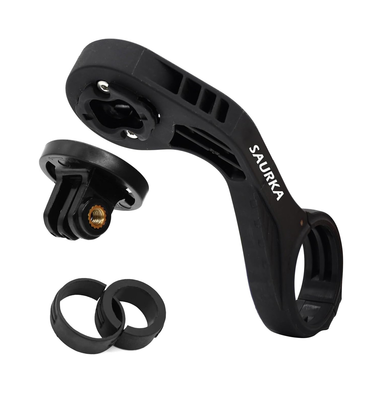 Saurka Bicycle Computer Mount for Garmin Edge 1040 1030 840 830 540 530 130 for 25.4 31.8 35mm Bike Handlebars