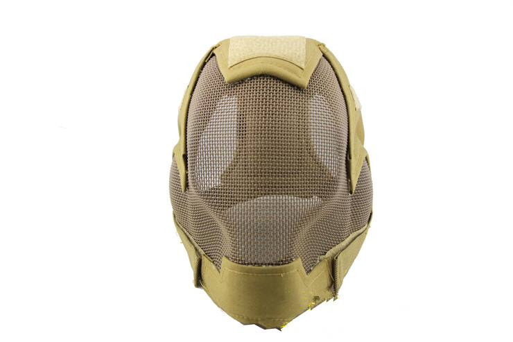 Duty Volgelaatsmasker Een grade staal mesh beschermende masker beschermende masker oor V6 zwart