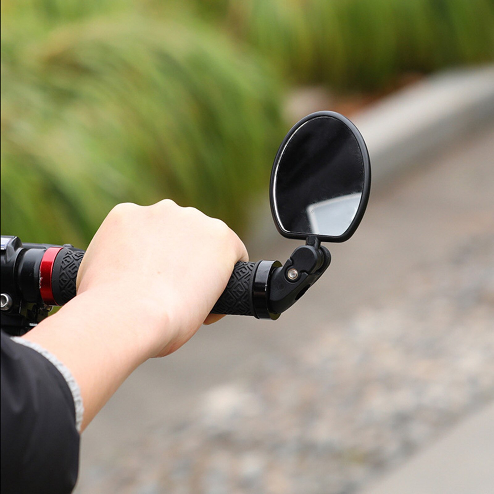 Fiets Achteruitkijkspiegel Stuur Reflector Opvouwbare Mountainbike Rijden Verstelbare Hoeken Spiegel Voor Fietsen Fiets Apparatuur