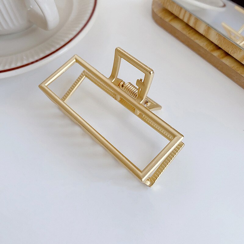 Frauen Fünfzackigen Stern Haar Klaue Neue Gold Vielseitig Temperament retro Zarten Kühlen Wind Haarnadel Mädchen Trend: F124 gold