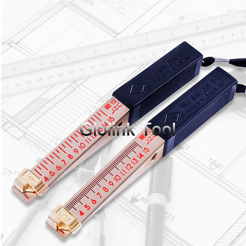 Plug Feeler 0.5mm Wedge Feeler 0-15mm Plug Gauge Feeler Gap Gage Caliper Measurement Tool gap gauge