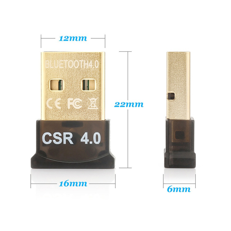 4.0 Bluetooth Adapter USB Bluetooth Receiver Computer Wireless Audio Transmitter Win8/10/11 Drive free