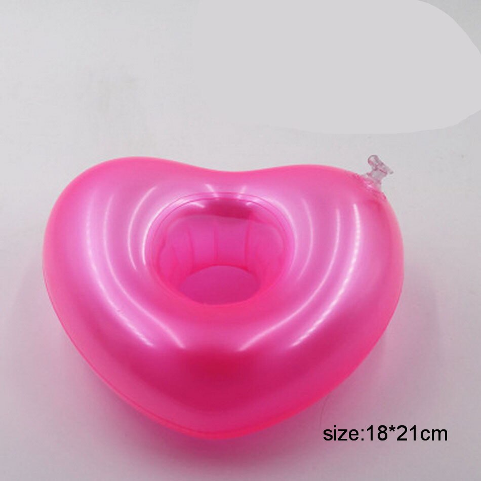 Flamingo mugghållare simbassäng leksaker för baby barn pool drink hållare uppblåsbar donut float leksak pool spel party tillbehör: Färg 16