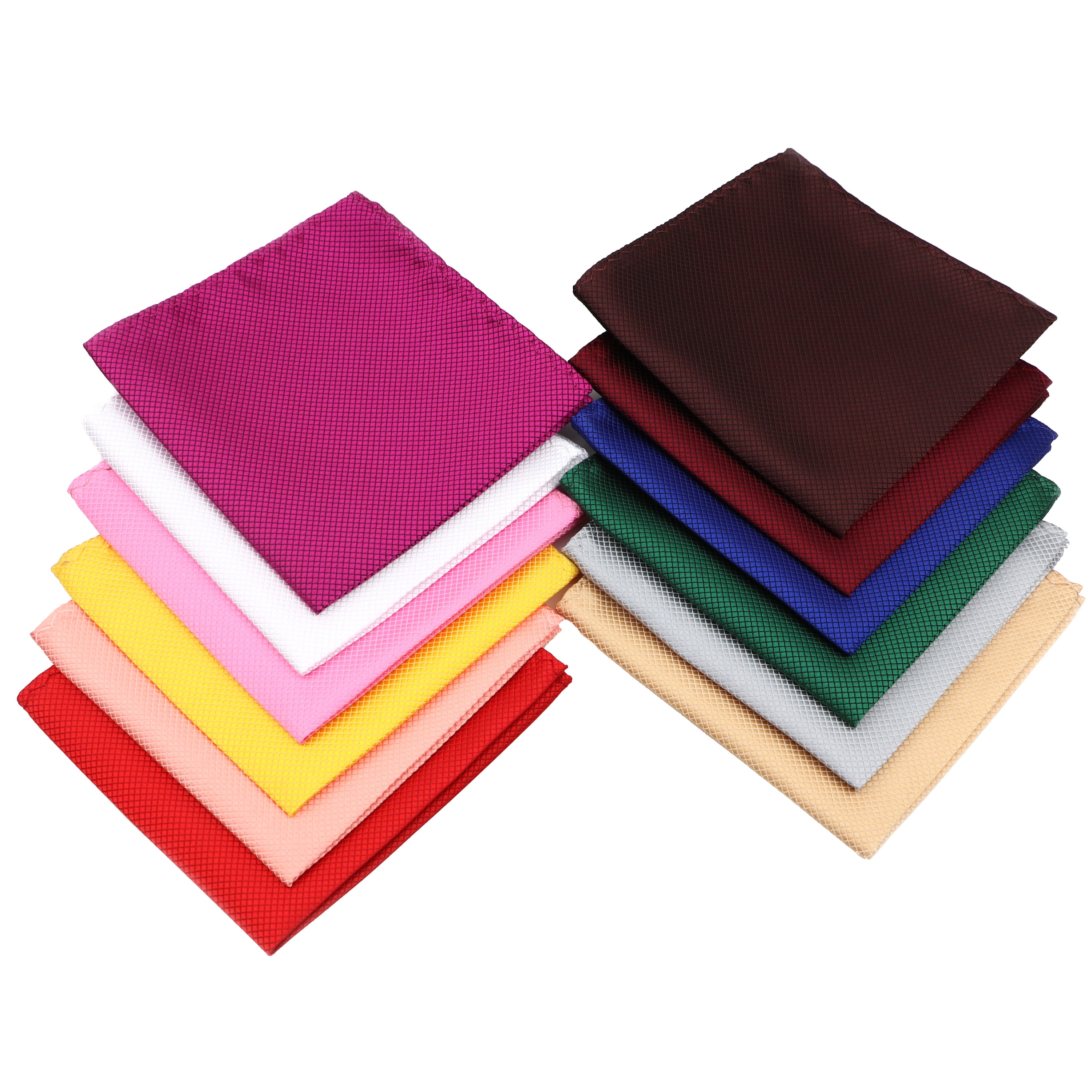 Effen Kleur Zakdoek High Pocket Vierkante Vintage Polyester Mannen Handdoek Hanky Voor Business Party Pak Accessoires
