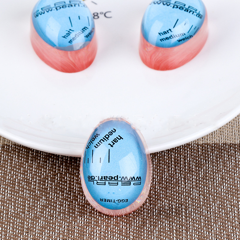 1pcs Egg Color Changing Timer Yummy Soft Hard Boiled Eggs Cooking Kitchen Eco-Friendly Resin Egg Timer kitchen accessories: NO.5