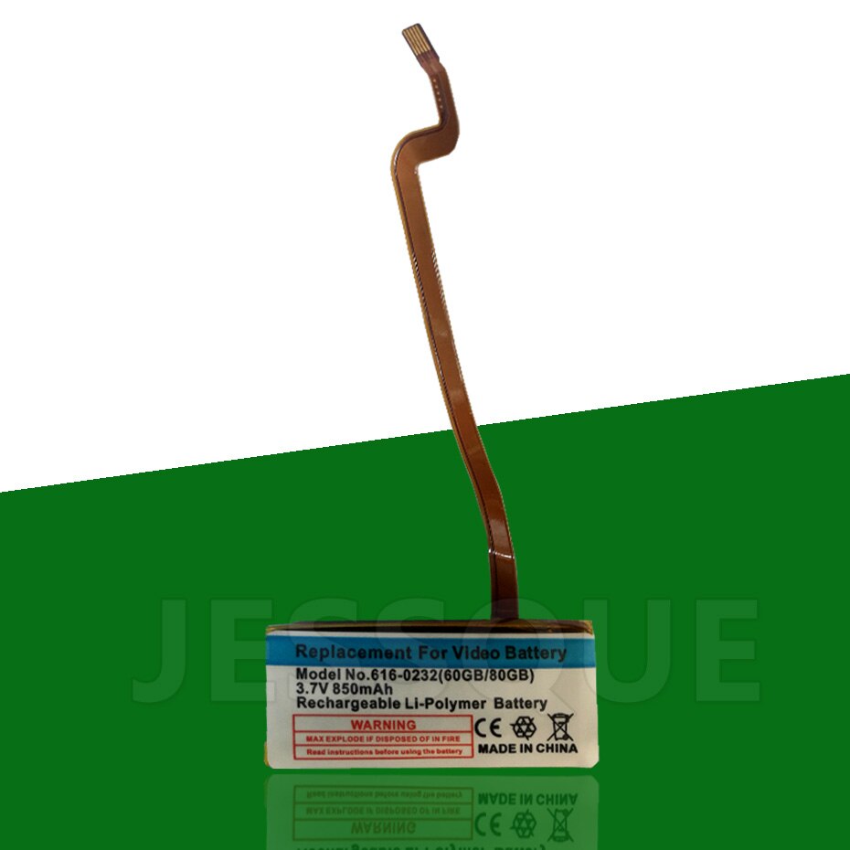 850mAh 616-0232 batterie + outils pour iPod Classic 6th GEN 80GB vidéo 30GB 60GB A1036 A1136 MB145 MB150 160GB MP4 AKKU