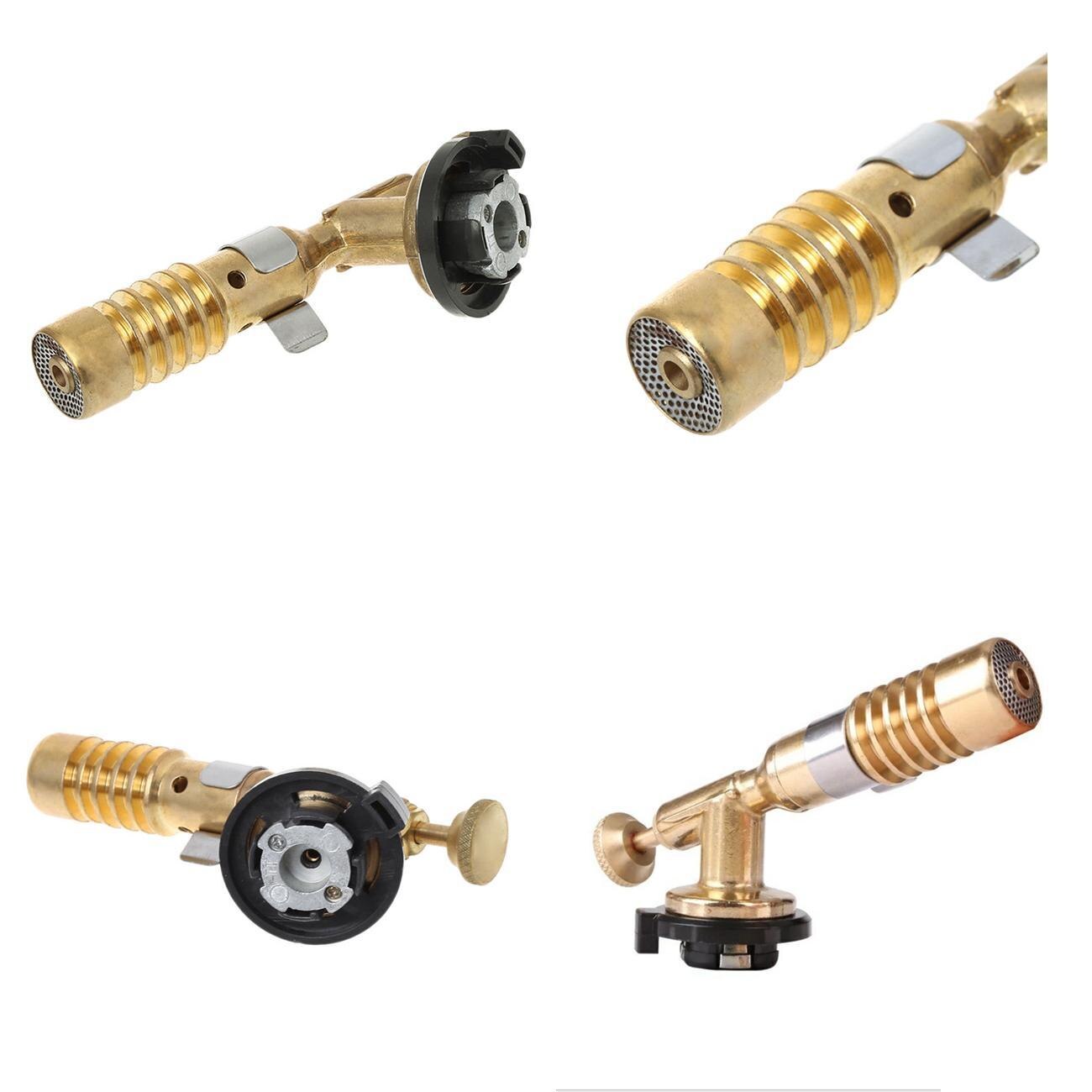 Portable For MAPP High Temperature Gas Torch Brass Welding Torch Ignition Brazing Solder Welding BBQ