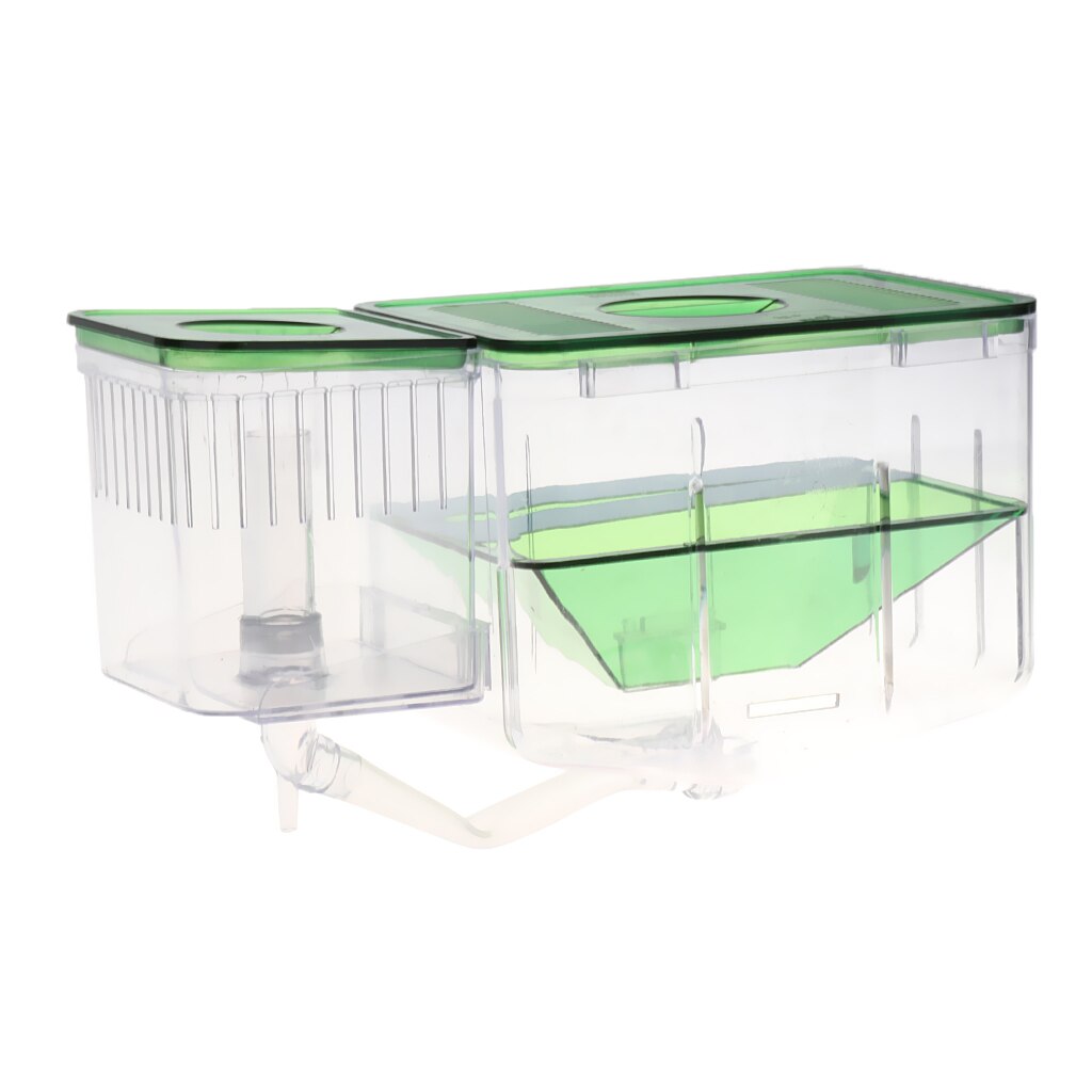 Clear Fish Breeding Box Aquarium Breeder Box Auto Circulating Hatching