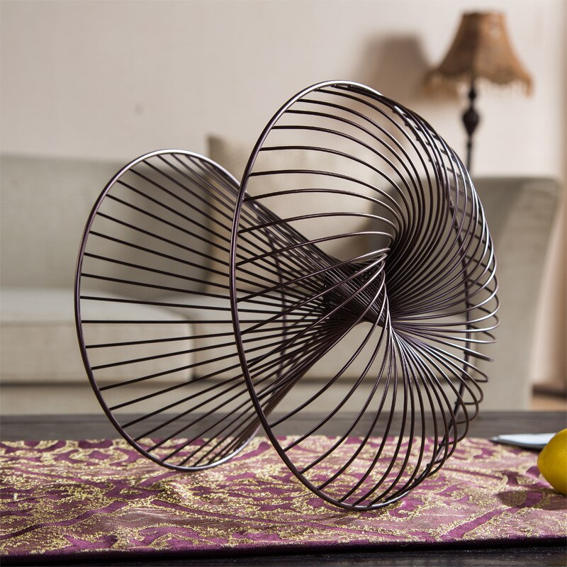 Cesta de frutas secas em decoração, cesta moderna de cozinha com dupla decoração para casa, sala de estar, frutas secas e vegetais