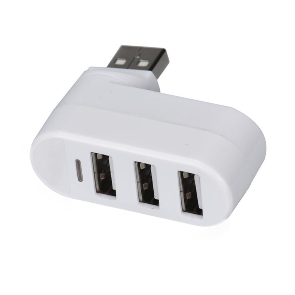 3 Ports USB HUB 2.0 USB Splitter High Speed Rotatable Adapter Mini Hub USB Charging Splitter For Laptop Computer: 2