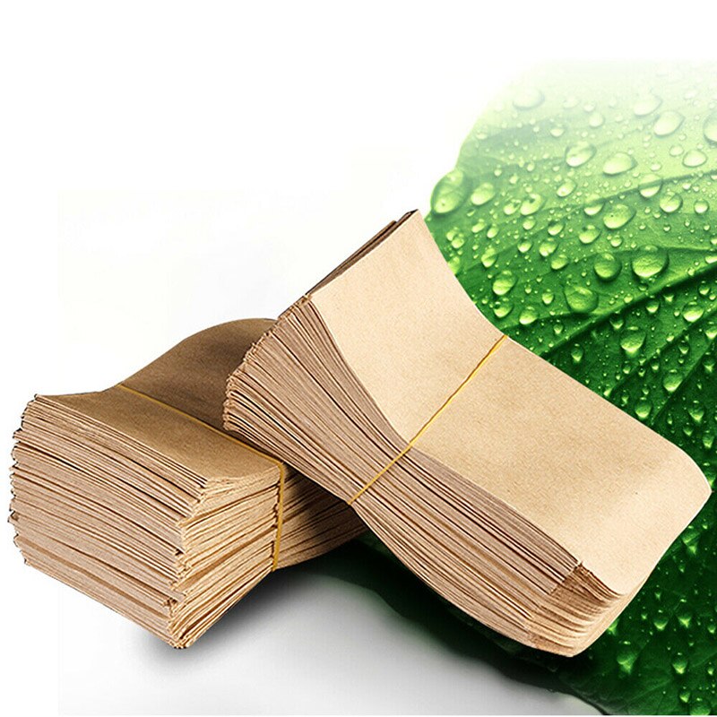 100pcs Seed Protective Envelope Kraft Paper Bags Corns Wheat Rice Seeds Packaging Storage Bag Envelop Paper Seeds Bag