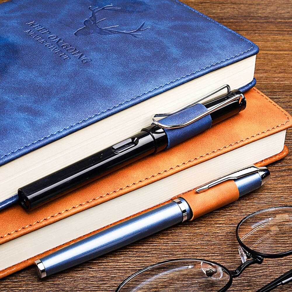 360 Pagina 'S Super Dikke Lederen A5 Notebook Dagelijks Business Office Werk Notebooks Notepad Dagboek Schoolbenodigdheden