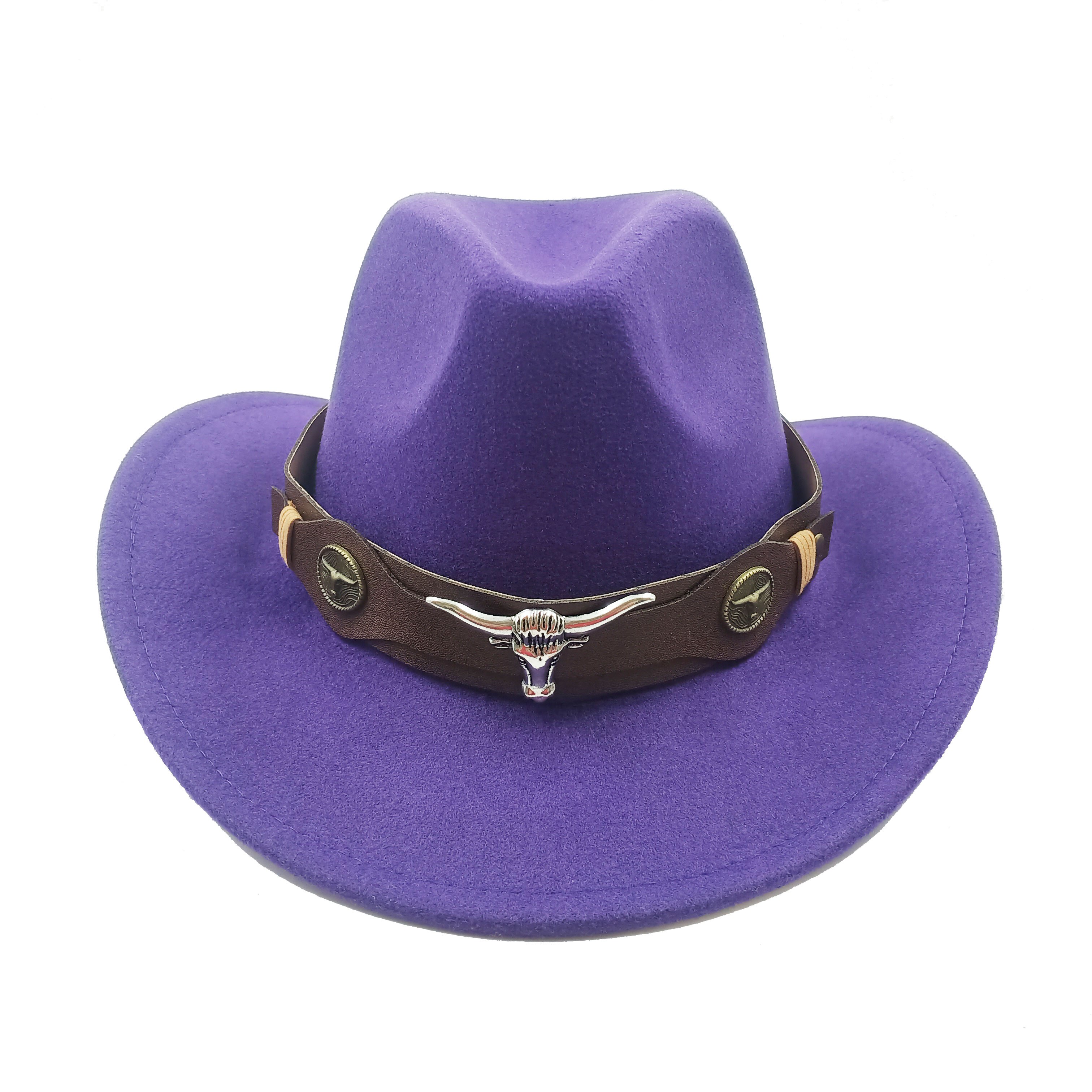 Cowboy Hat Pink for Women Cowgirl Hats Girl Fedora Hats with headdress head Accessories Party Hat Play Dress Up Performance Hat: 49