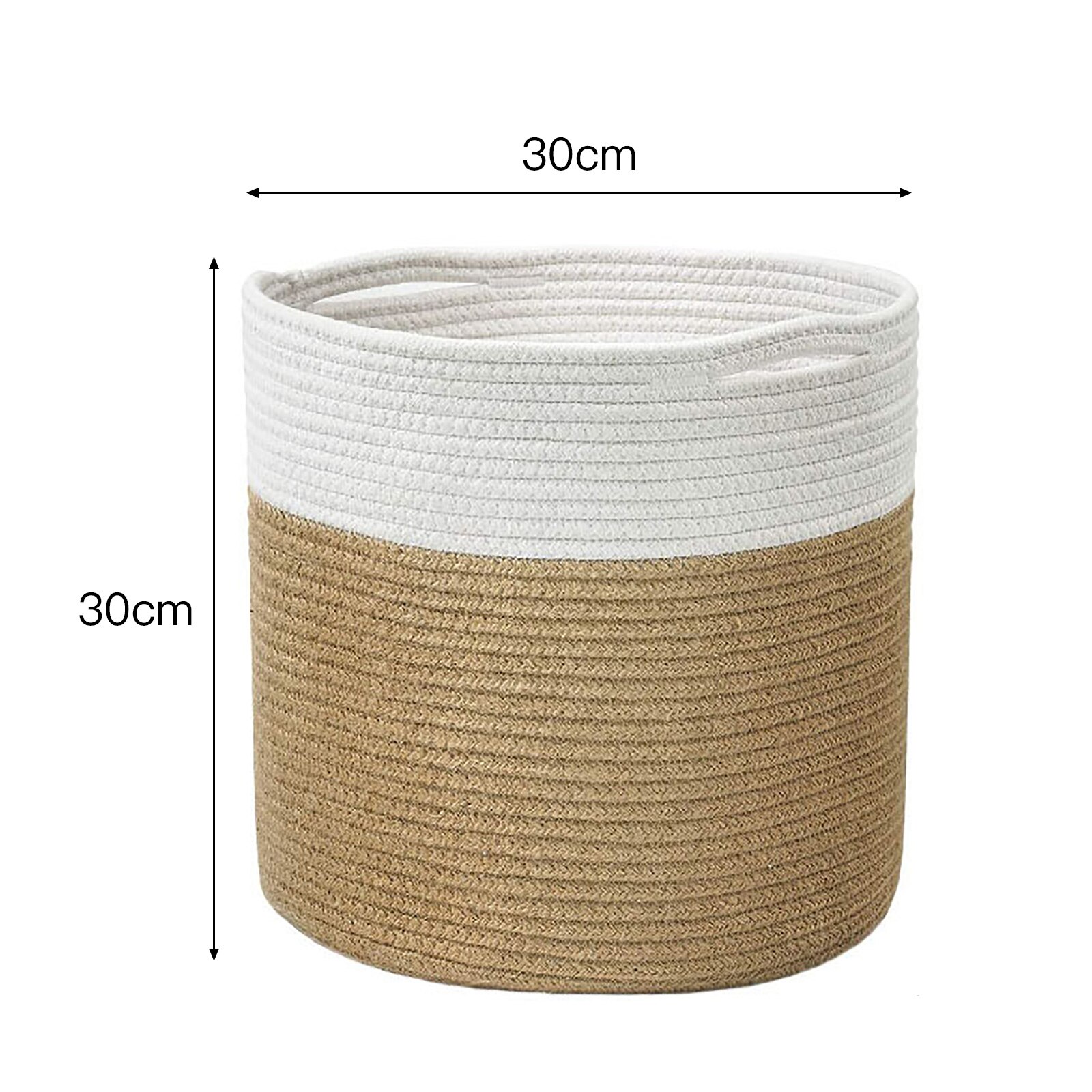 Storage Basket Flower Basket Round Cotton Flowerpo... – Vicedeal