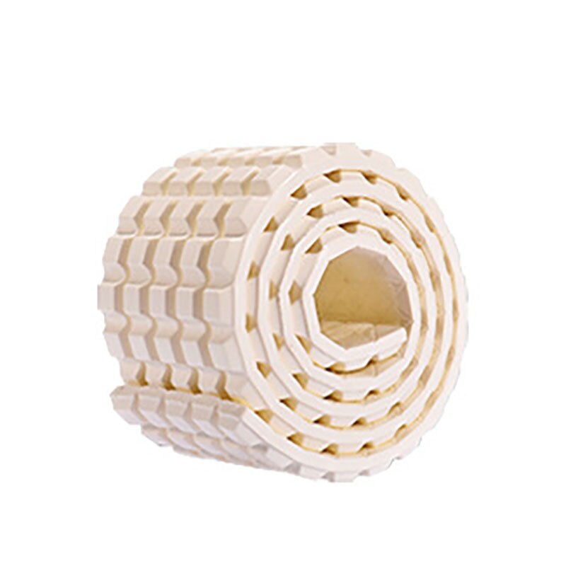 1M long baby bumper bed fence chocolate type thickened bumper EVA upgrade protection tear resistance and UV resistance: white
