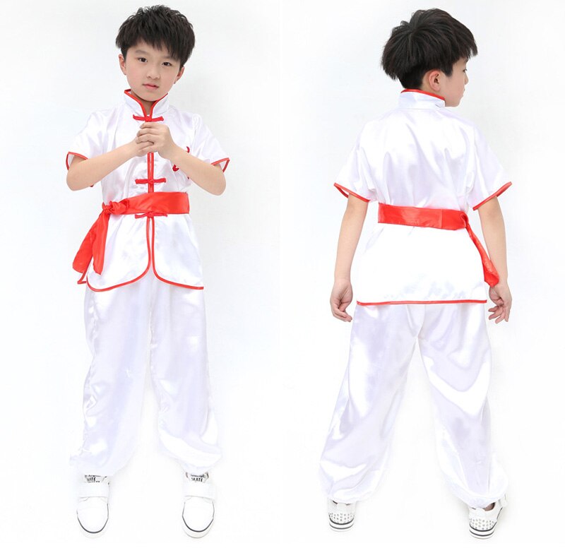 freundlicher Dobok Traditionellen Chinesischen Wushu Taekwondo Kostüm Kimono Judo Kleidung Kung Fu Anzug Tai Chi Kampfkunst Uniform: Weiß / XXL