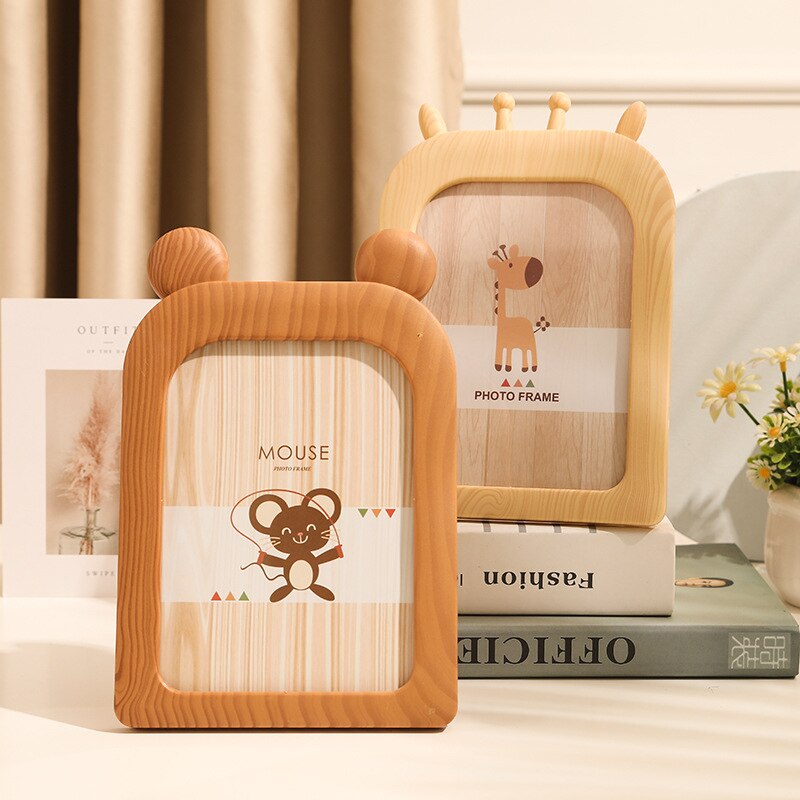 7-inch Photo Frame Children Cute Cartoon Desktop Photo Frame Baby Photo Memorial Desk Ornaments