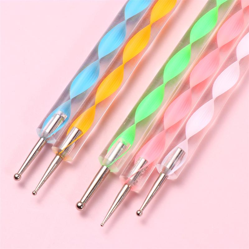1 ensemble Portable manucure fournitures ensemble ongles manucure stylo brosse ensemble ménage Nail Art trousse à outils pour Salon usage domestique