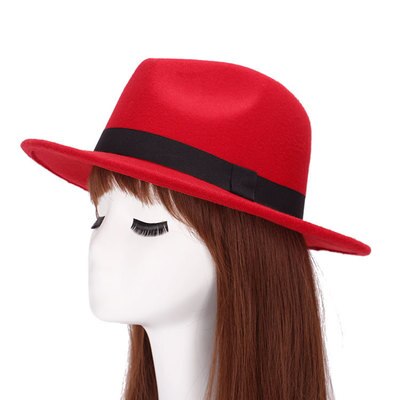 Chapeau melon en feutre de laine à large bord pour femme, style vintage, style gd, style fedora, cloche souple, chapeau de soleil panama pour femme, trilby: 8