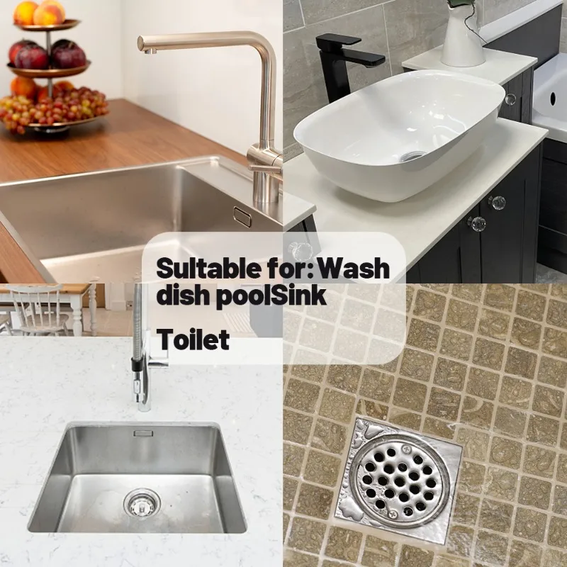 Tapón a prueba de fugas para fregadero, cubierta de tapón de fregadero de acero inoxidable, tapas universales para bañera y lavabo, accesorios de baño, 3/1 Uds.