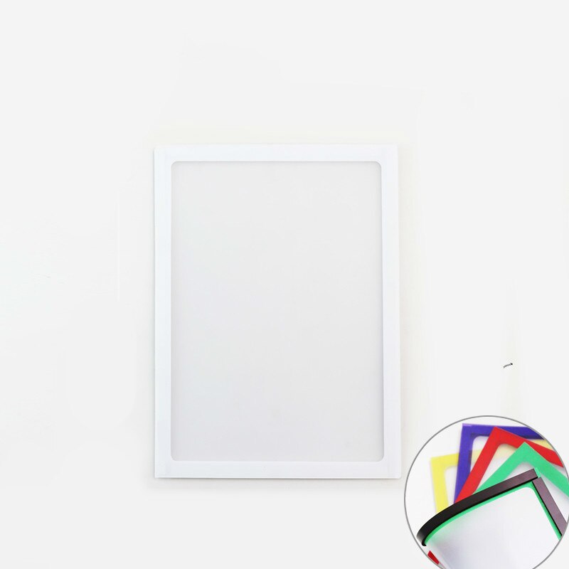 Cadre Photo magnétique A5, décor mural pour réfrigérateur: A5  silvery