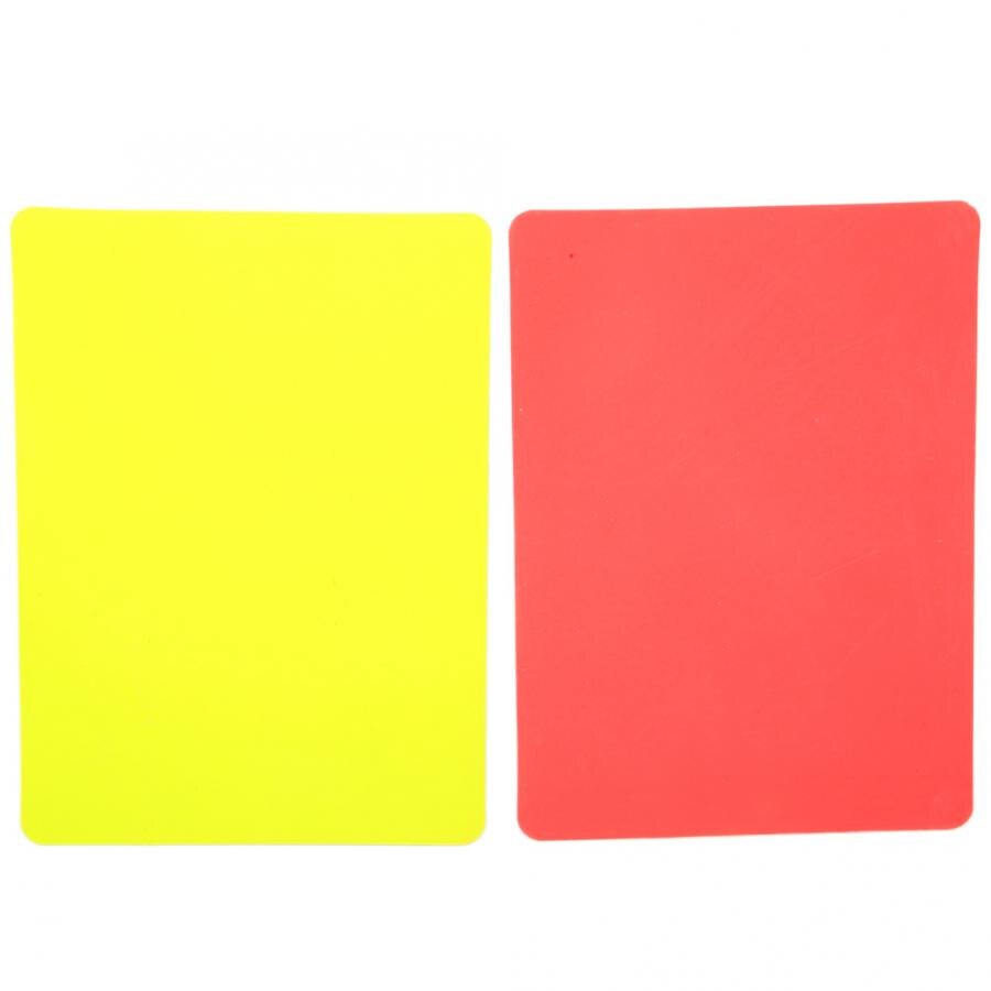 Portería de tarjeta de árbitro, fútbol, tarjetas rojas y amarillas, registro de juegos de fútbol, herramienta de árbitro, equipo de entrenamiento