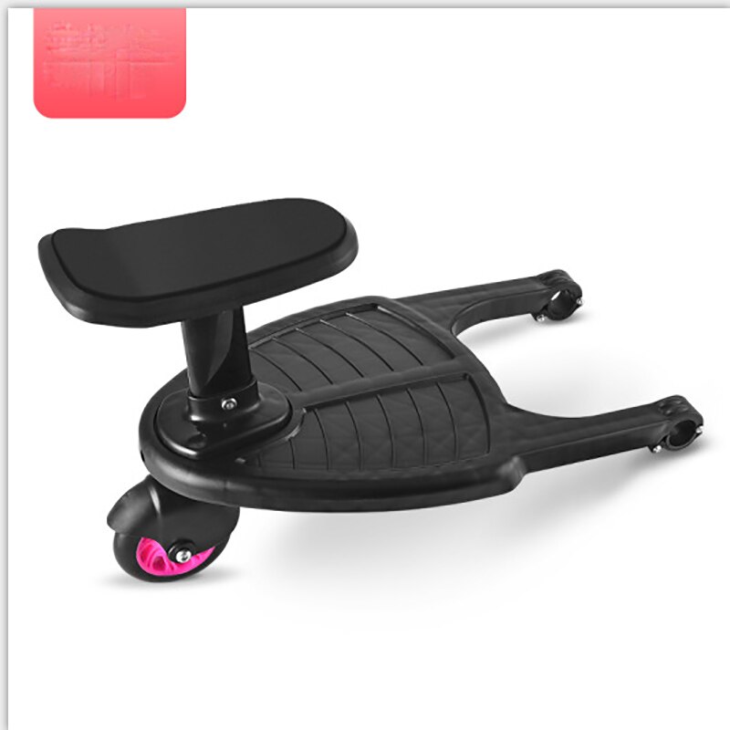 freundlicher Kinderwagen Pedal Adapter Zweite Art Hilfs Anhänger Zwillinge Rolle Tramper freundlicher Stehen Platte mit Sitz