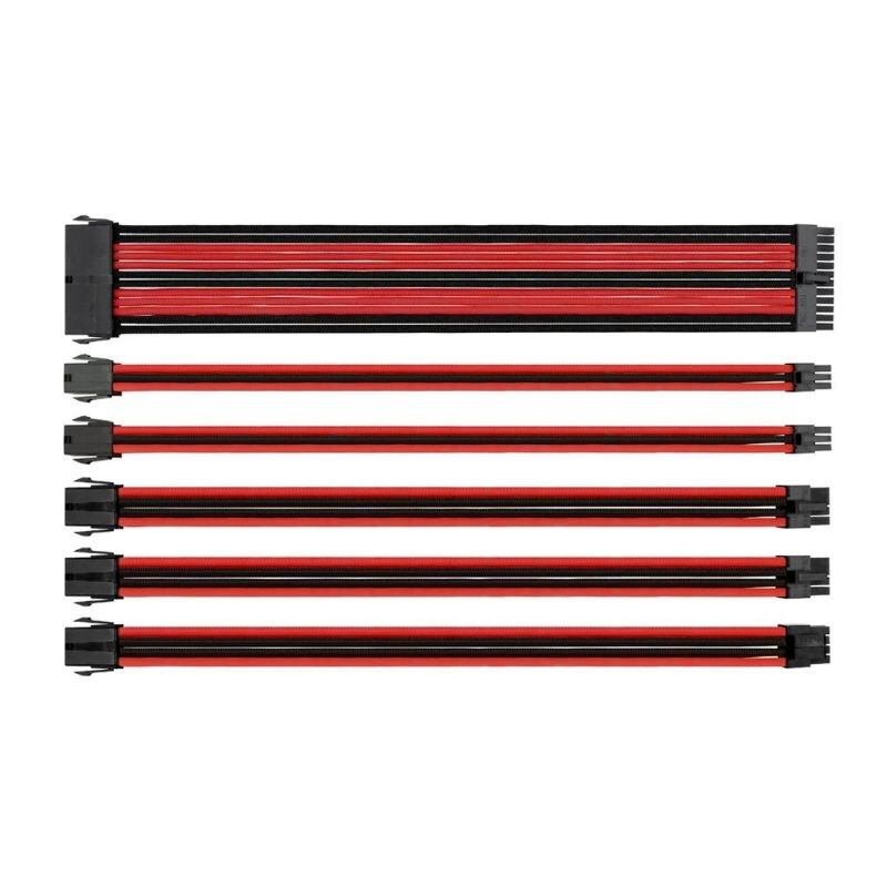 Sleeved Cable Extension Set for Power Supply Wiring 24 Pin 4+4Pin 6+2Pin 6Pin