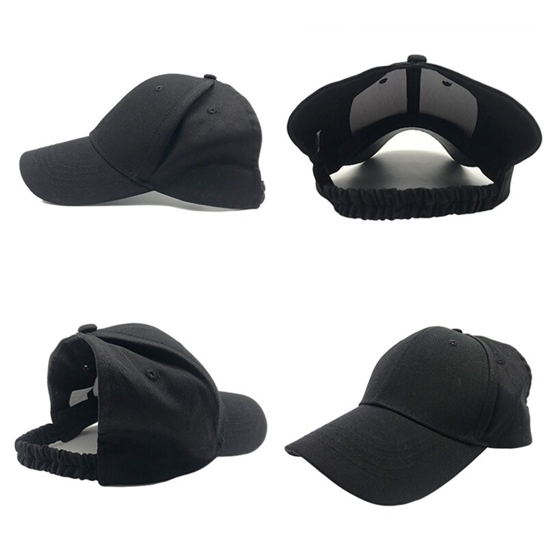 Queue de cheval casquette de tennis parasol chapeau de soleil en coton visière de plage casquettes de cheval