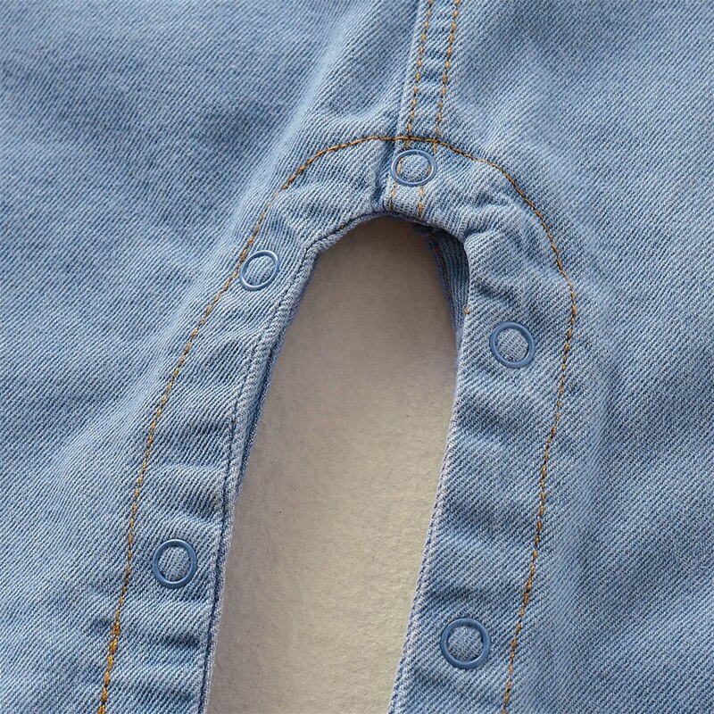 Vêtements d'été pour bébés filles | Combinaison Denim, tenue pour enfants, vêtements pour -né garçon, à la