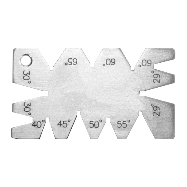 Draadmeter Metrisch Imperial Schroefspoed Industrieel RVS Meetsjabloon R1‑6.5MM voor Industriële Meting Draadmeter Metrisch Imperial Schroefspoed Industrieel RVS Meetsjabloon R1‑6.5MM voor Industriële Meting