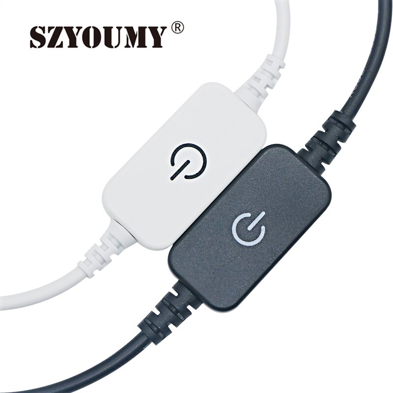 SZYOUMY itouch Led dimmer DC12-24V 4A dimmer controller with DC brightness adjust on/off switch for single color led strip