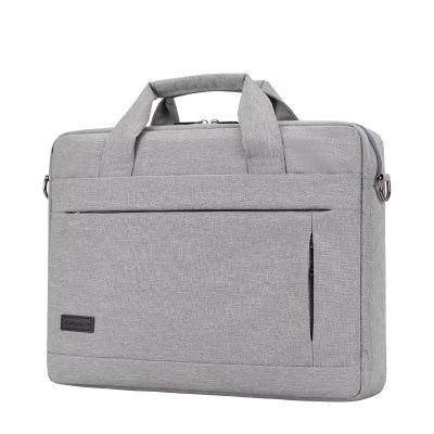 Taschen für männer Messenger Taschen Männlich Polyester Aktentasche Große Kapazität Laptop Handtasche für Männer Frauen Bussiness Notebook Tasche: Light grey