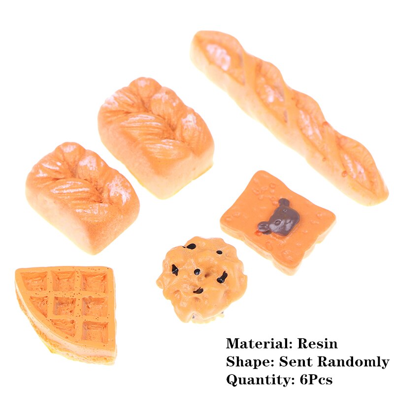 1:12 Dollhouse Miniature Food tool Bread Toast dog with Basket Dining Room Bakery Pastry Kitchen Pretend Play Toy: I