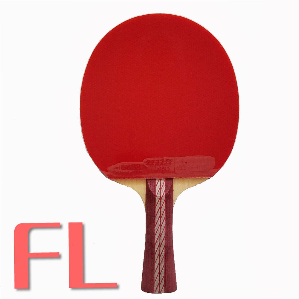 D'origine DHS 4002 4006 raquette de tennis de table avec 4 étoiles boutons dans les caoutchoucs attaque rapide boucle DHS sports de raquette de ping-pong: DHS4002-FL