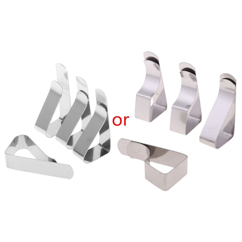 4Stck Tisch Tuch Tischdecke Clip Klemme Halfter Für Party Hochzeit Edelstahl