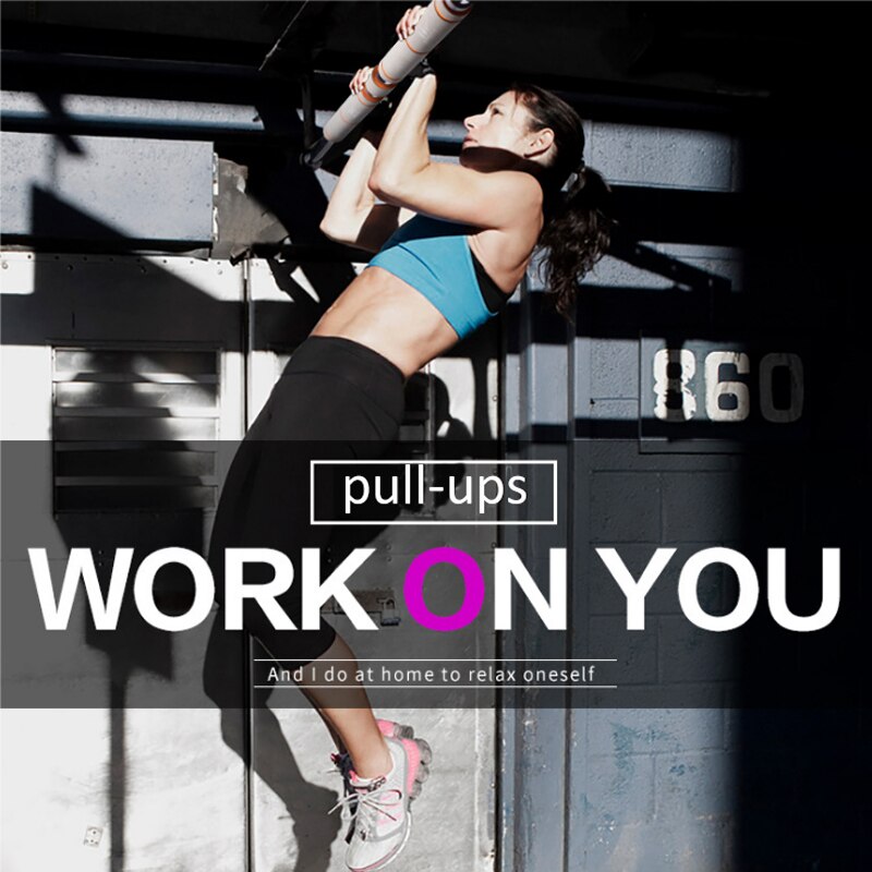 Horizontal bar family indoor door pull-up wall family fitness equipment 60-100cm